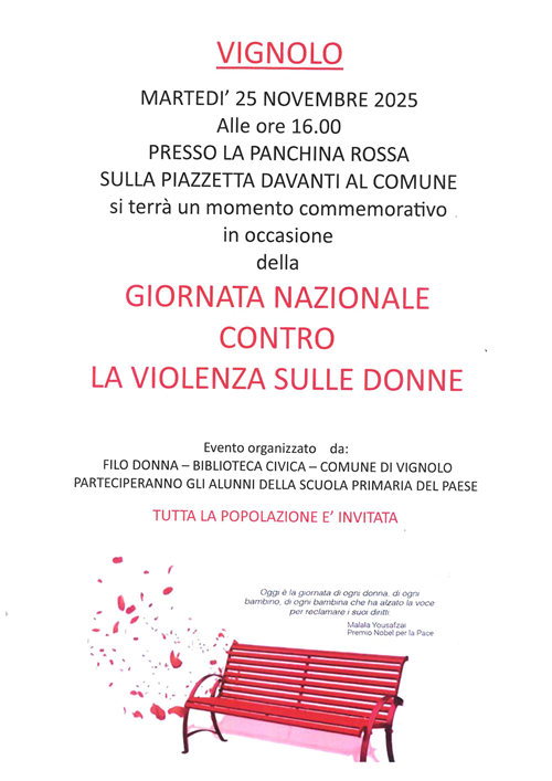 Giornata nazionale contro la violenza sulle donne