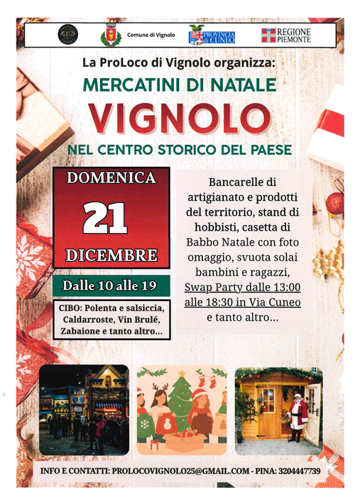 Mercatini di Natale a Vignolo