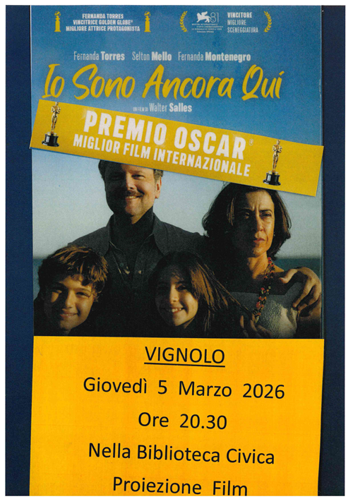 Proiezione film Io sono ancora qui