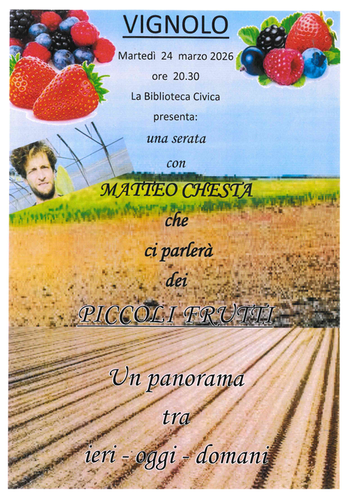 Piccoli Frutti con Matteo Chesta