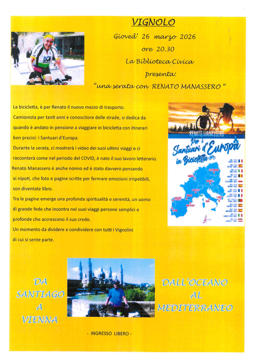 Da Santiago a Vienna dall'Oceano al Mediterraneo