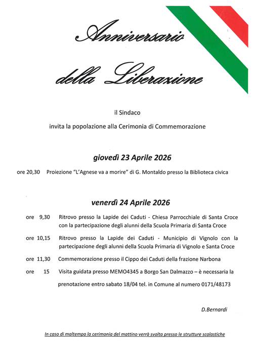 Anniversario della Liberazione